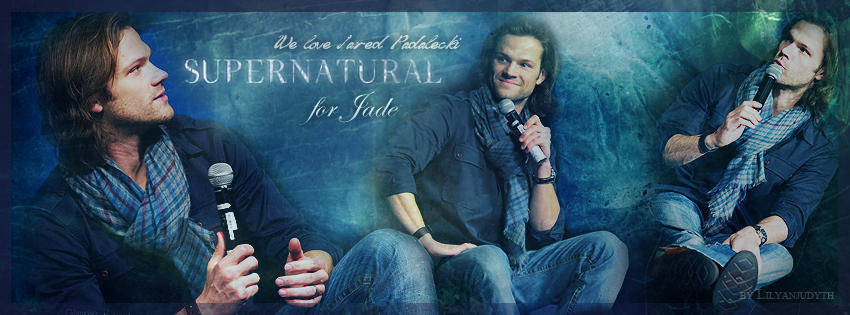 Supernatural - We love Jared Padalecki (FB Banner) by lilyanjudyth