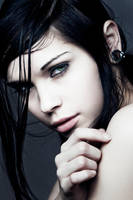 Green eyed lady by PlastikStars