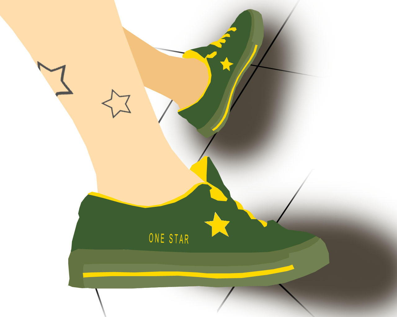 3 star converse one star by couvexx