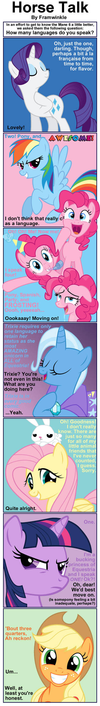 Horse Talk by Framwinkle