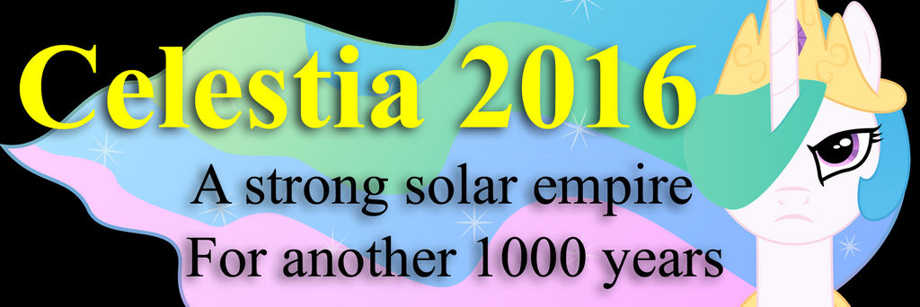 Celestia 2016 Bumper Sticker by Framwinkle