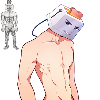 Anttron (Toaster Man) RAFFLE WINNER by FlyingPings