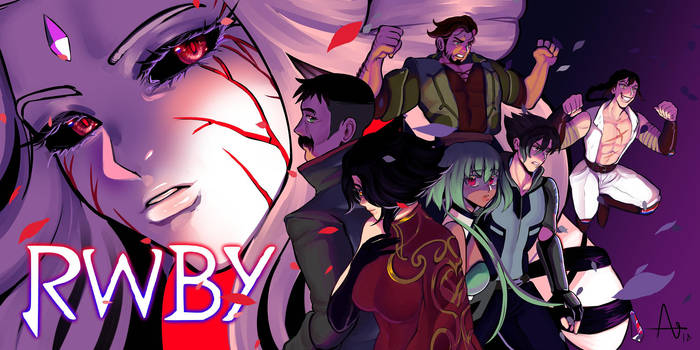 RWBY FANART POSTER : VILLAINS by L1f3Les