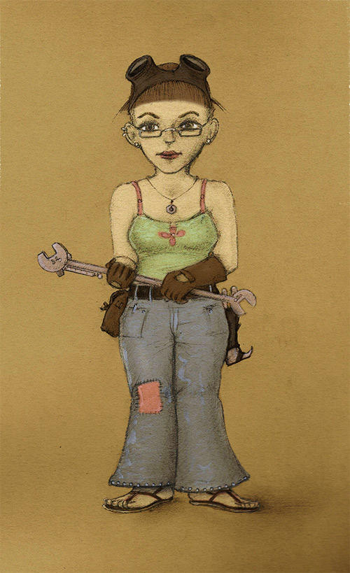 Gnome Girl by Si1verange1