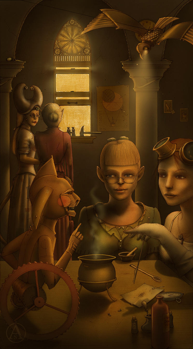 School Of Biomechanical Magic by Si1verange1