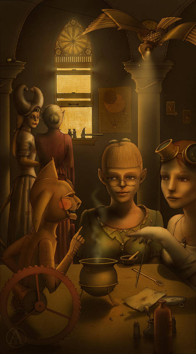 School Of Biomechanical Magic by Si1verange1
