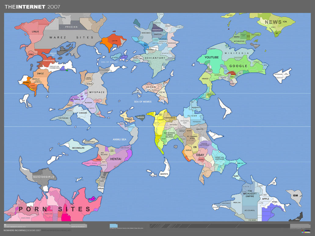 internet map -work in progress by darkdoomer