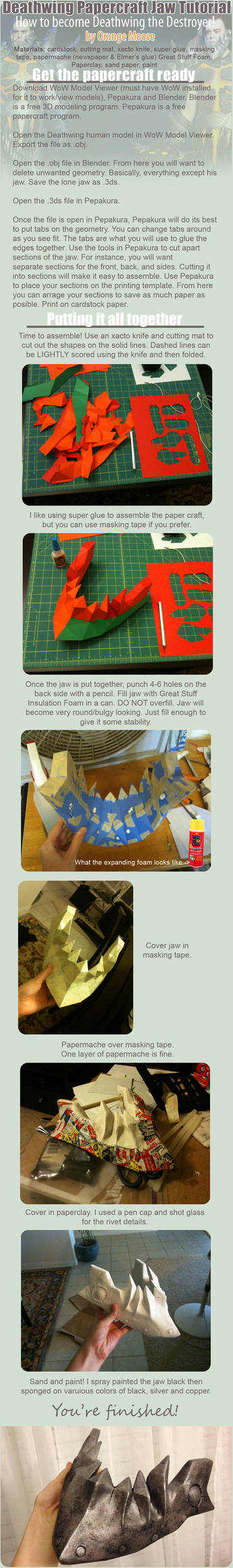 Deathwing Jaw Armor Tutorial by OrangeMoose