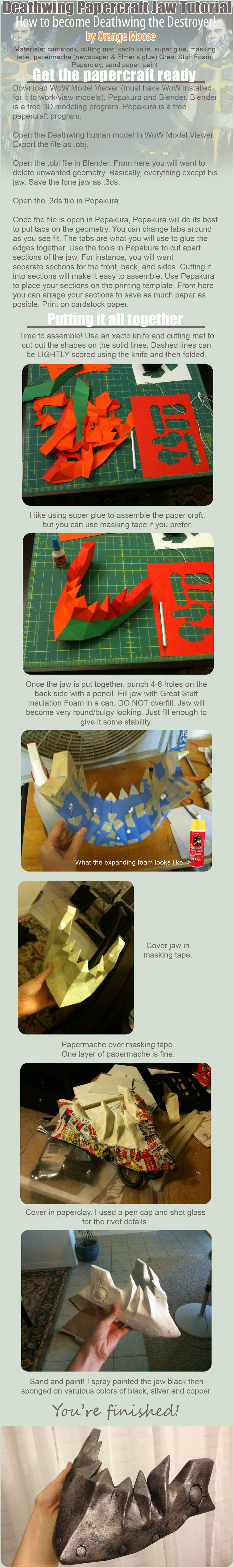 Deathwing Jaw Armor Tutorial by OrangeMoose