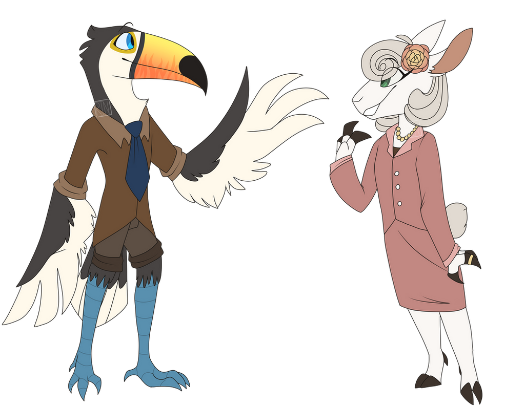 Thomas Walsh and Lauren Hart (Solver Squad) by Frozen-Yeti