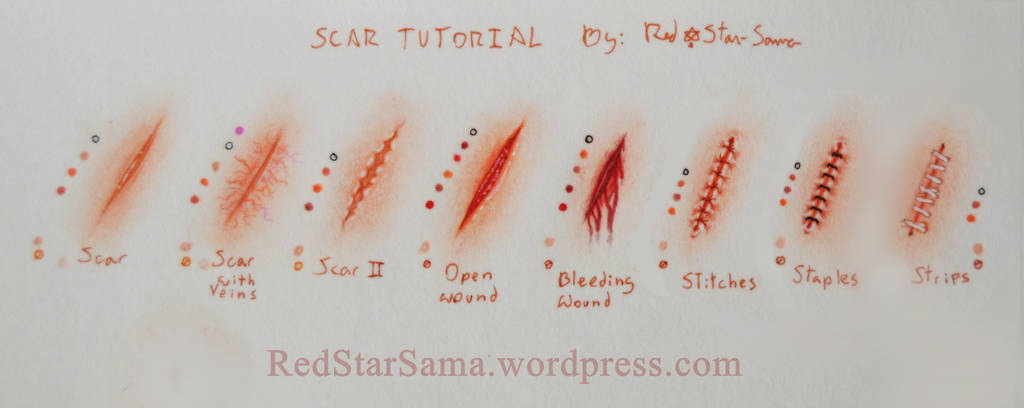 Tutorial de Cicatrices by RedStar-Sama Tutorial de Cicatrices by RedStar-Sama