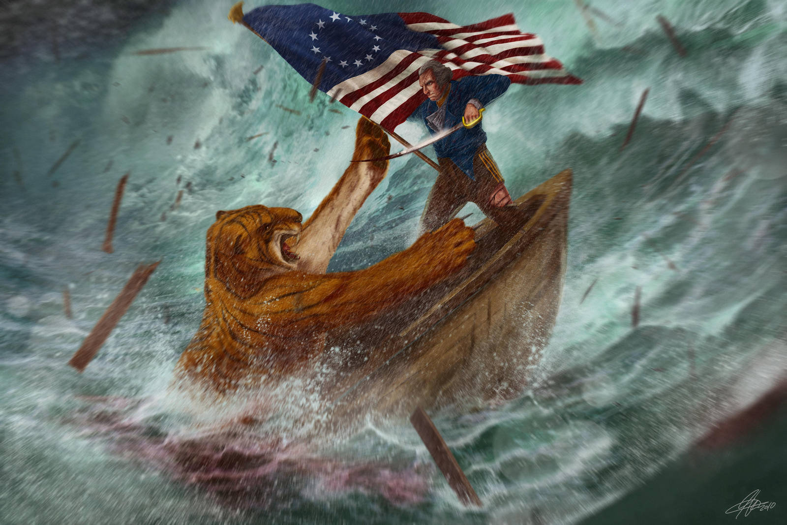 Washington Vs. Tiger by SharpWriter