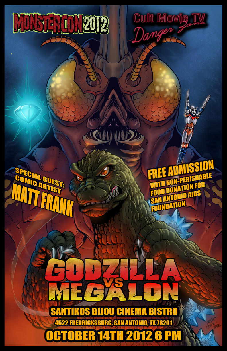 Godzilla vs Megalon poster by KaijuSamurai on DeviantArt