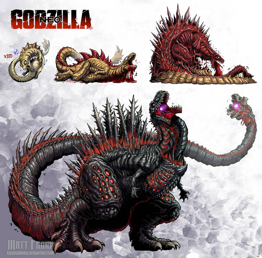 godzilla neo shin godzilla by kaijusamurai on deviantart