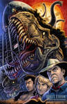 Jurassic Park 25th Anniversary print by KaijuSamurai