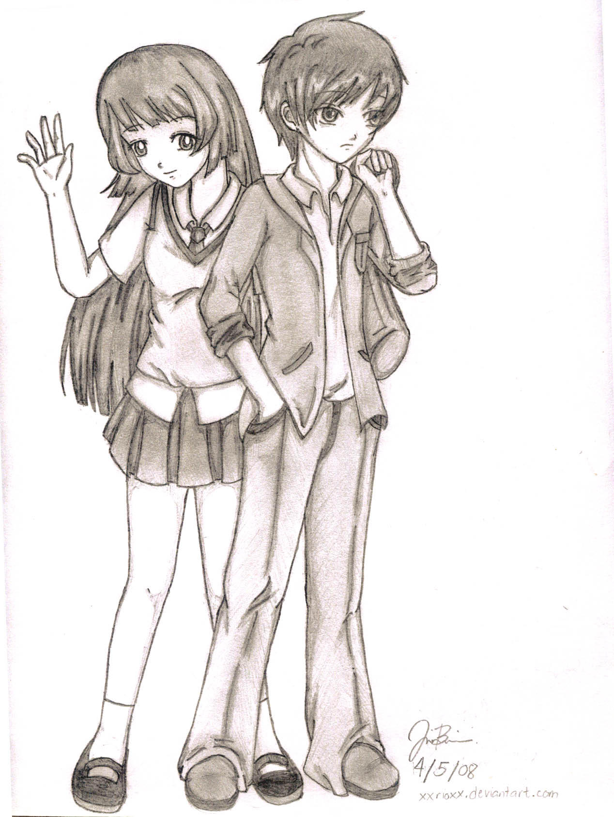Random Anime Couple by xxrioxx