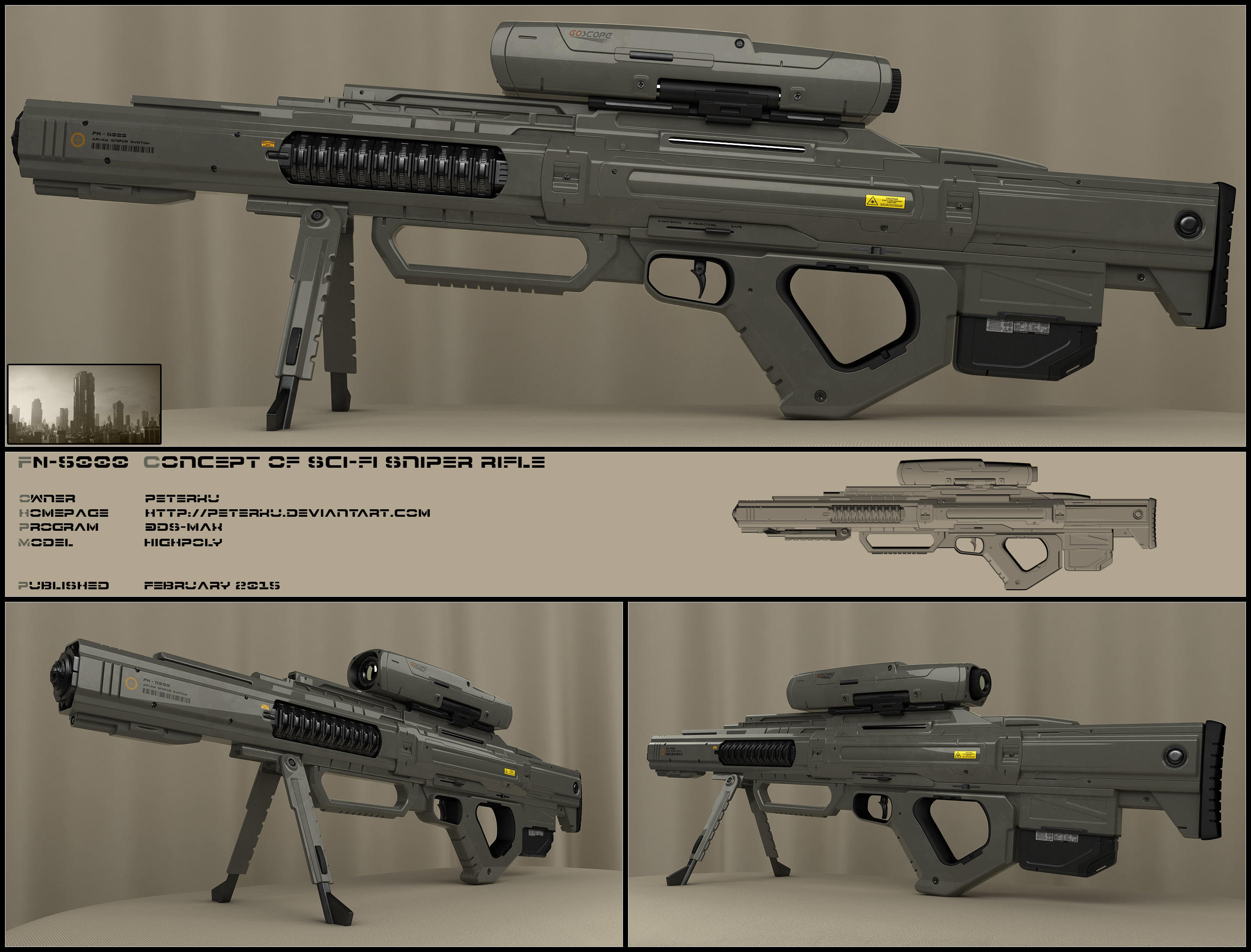 F5000 sniper rifle by peterku