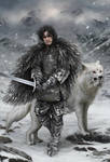 Jon Snow by fdasuarez