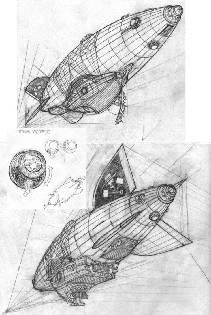 Top How To Draw Steampunk Airships of all time Learn more here 