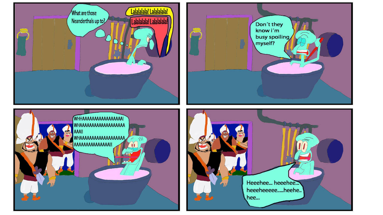 Squidwards Peril Page 1 by Spongeart