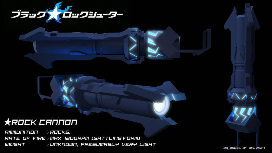 Rock Cannon - Black Rock Shooter by Dalva24