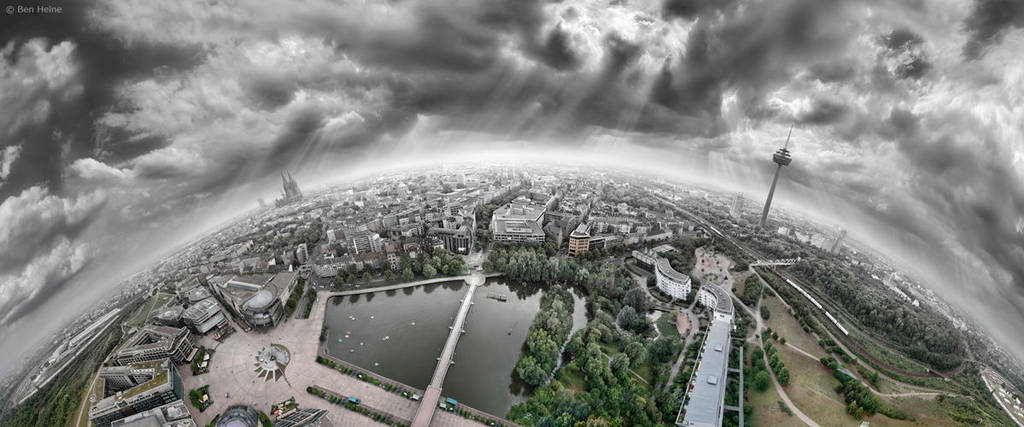 Cologne Panorama - 360 degrees by BenHeine