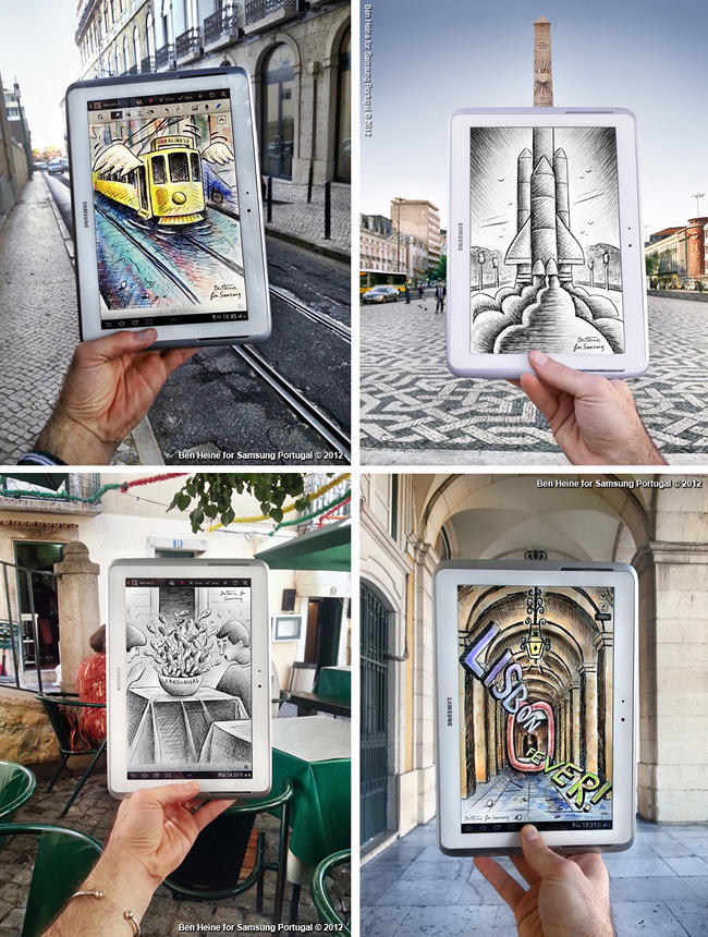 Challenge in Lisbon with the Samsung Note 10.1 by BenHeine