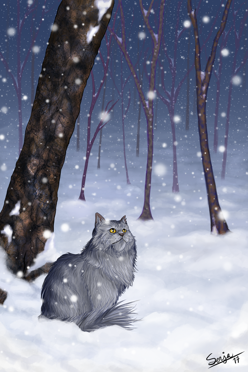 Silent Snowfall by Senyadra