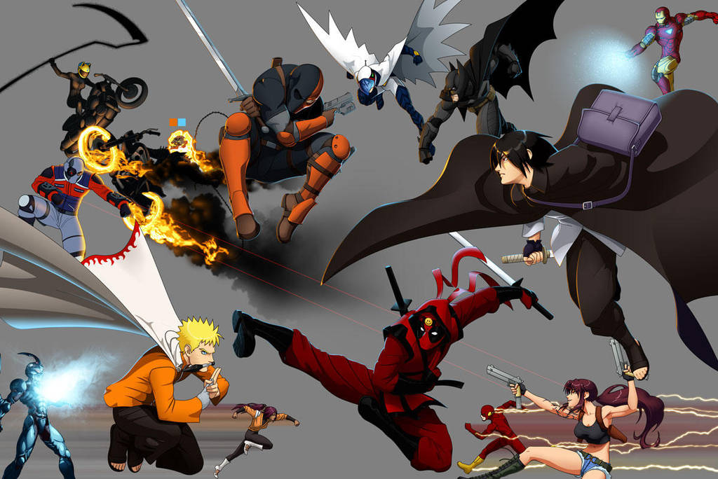 Comics vs Manga by B1izzardHawkFA on DeviantArt