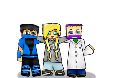 CrystalWolfXx, Blooz, and Sam by cloudystarr