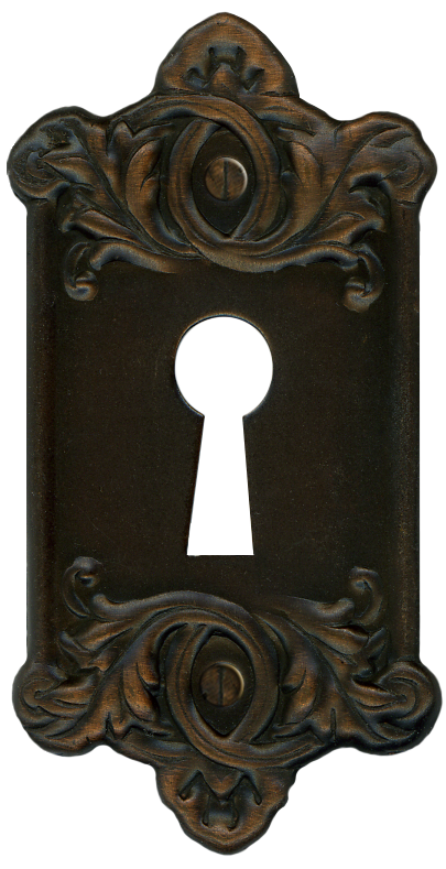 Retro Vintage Door Key Plate for Lock by EveyD