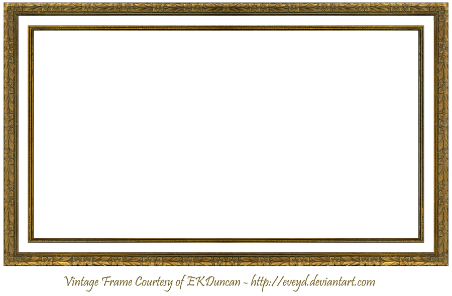 Floral Embossed Frame 2 by EKDuncan by EveyD