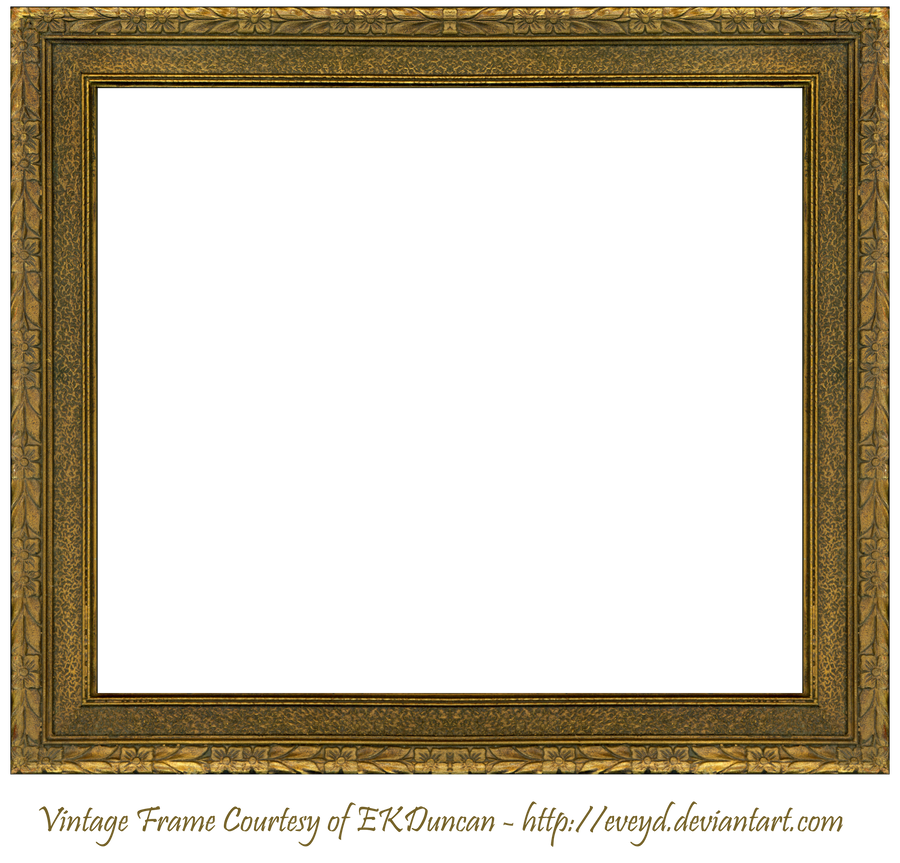Floral Embossed Frame 3 by EKDuncan by EveyD