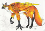 Fox Griffin by DragonCid