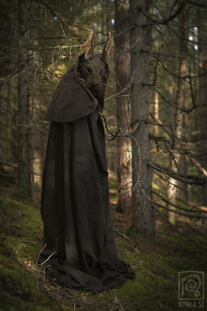 Creepy Rabbit Mask by Nymla