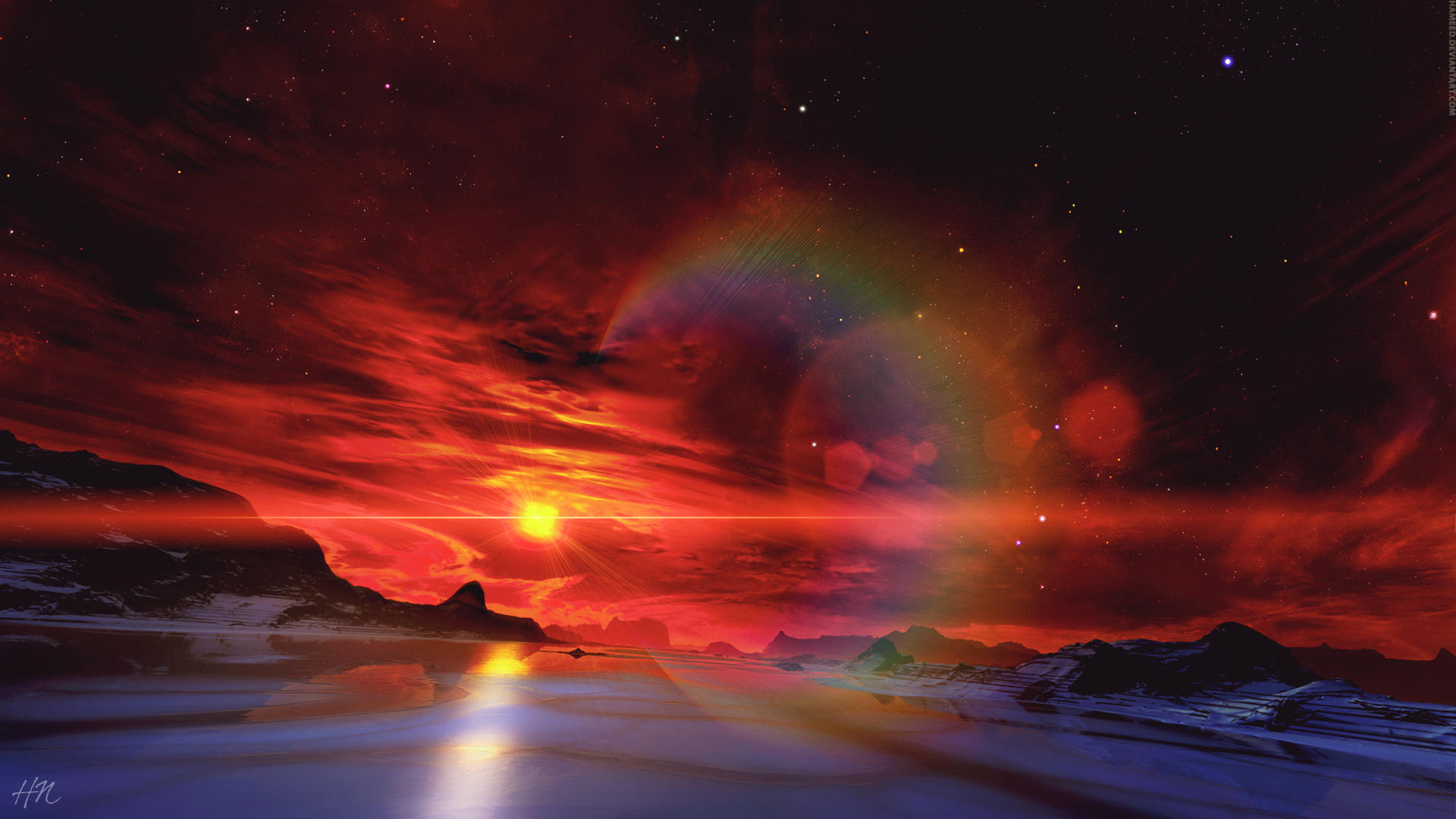 Gleaming Embers by Hameed