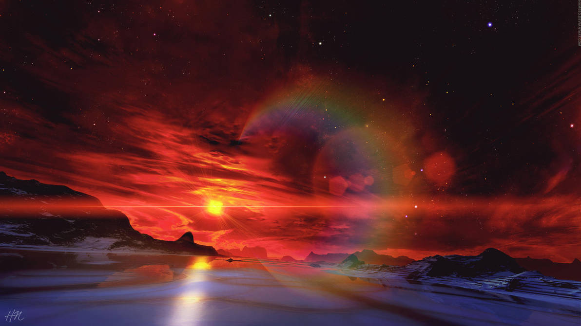 Gleaming Embers by Hameed
