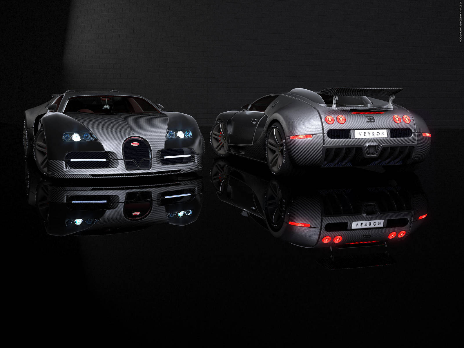 3D Bugatti Veyron 16.4-Carbon by Hameed