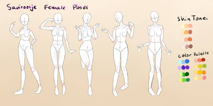 Female Pose Reference By Saviroosje On Deviantart