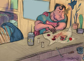 Superman Cheat Day 1 by DoultreeDesigns