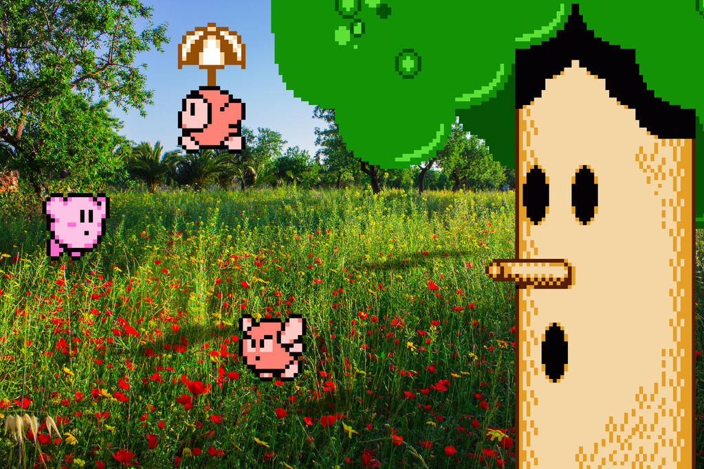 Real Bits - Kirby Adventure: Whispy Woods by VictorSauron