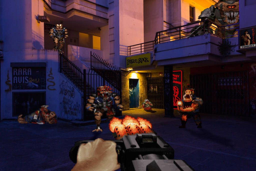 Real Bits - Duke Nukem 3D: Nightlife District by VictorSauron