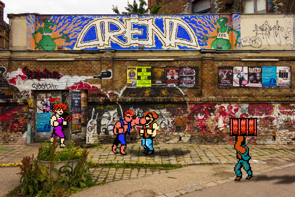 Real Bits - Double Dragon: Streets by VictorSauron