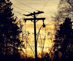 sunset on the country club by latticeworkopines