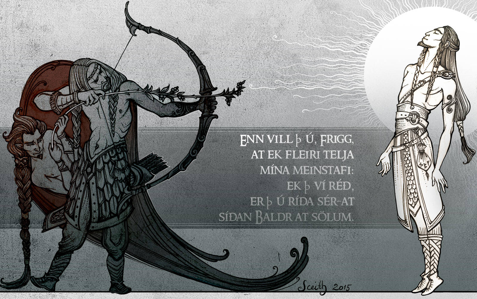 Baldr's death by Sceith-A