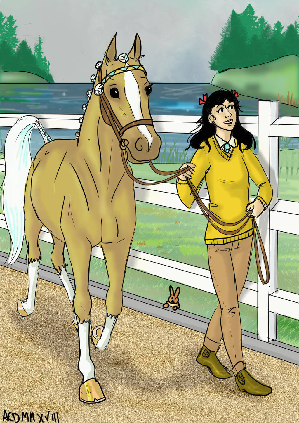 Pony Olympics Vet check.A by Louvan
