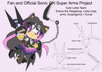 SonicSuperArmsProject Sirena(DesignTest) by skyshek