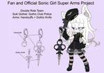 SonicSuperArmsProject Suki gothel (DesignTest) by skyshek