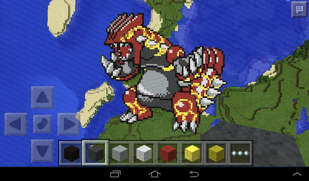 Primal groudon minecraft pixel art by RestInPixels on DeviantArt