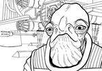 Admiral Raddus Learns of Scarif by shellpresto